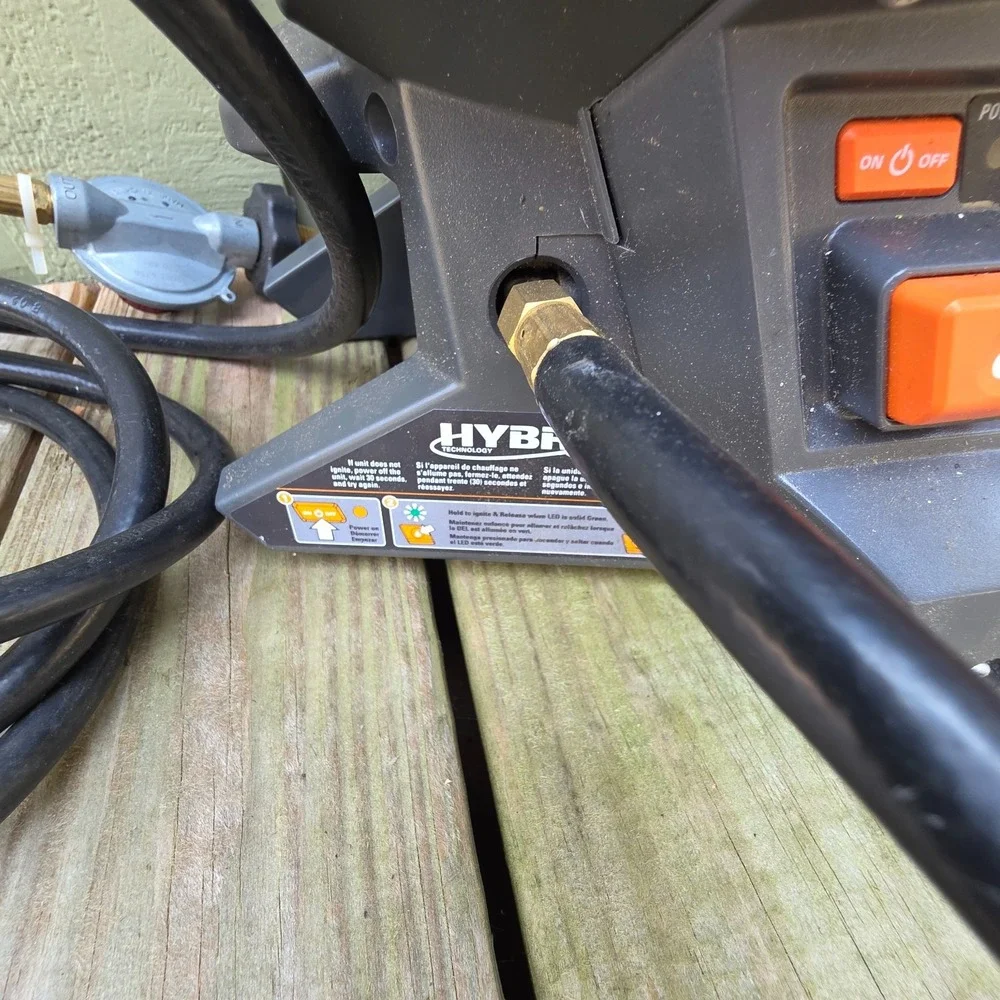 RIDGID Brushless 18V Hybrid Forced Air Propane Portable Heater R860424B